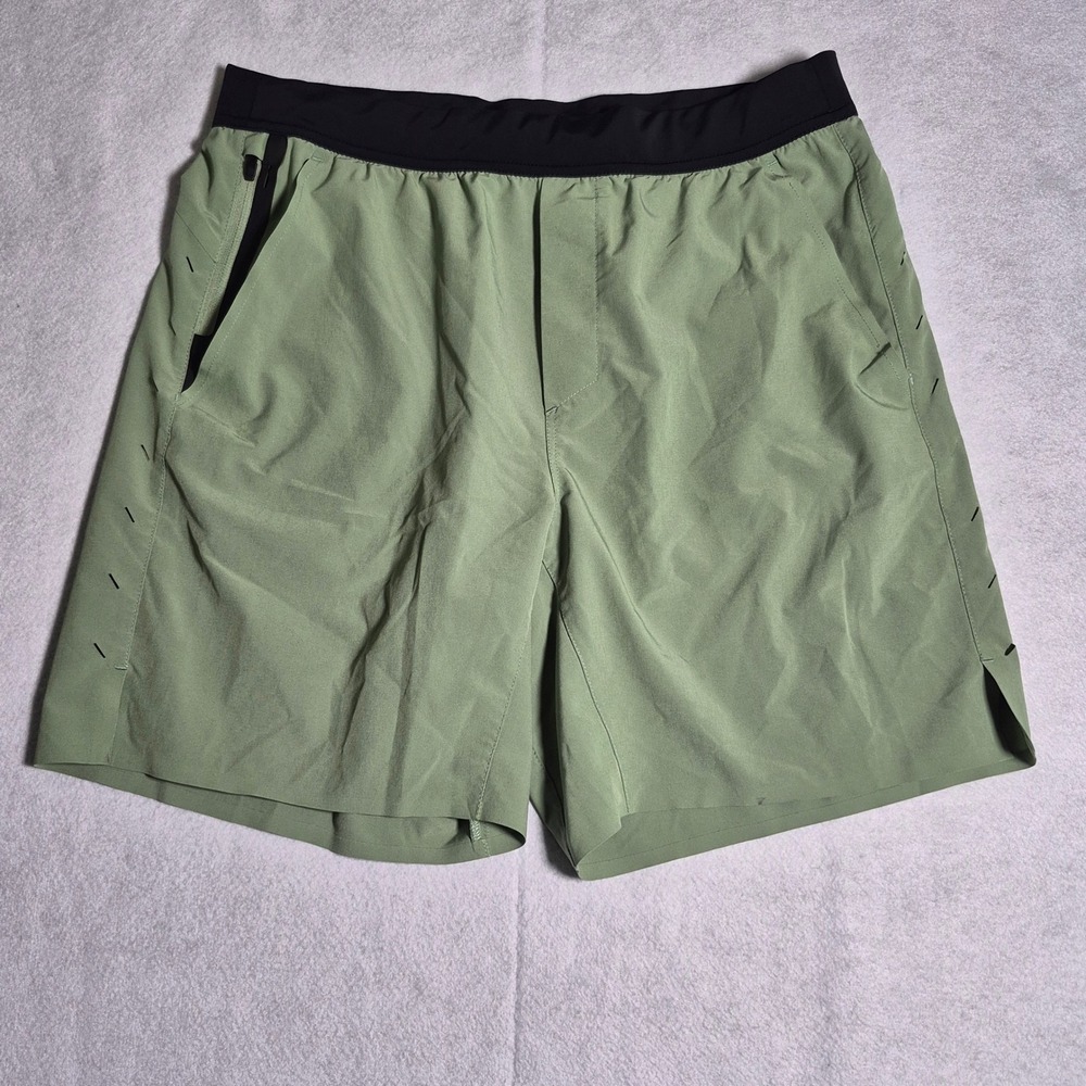 Ten Thousand Interval Shorts Mens L Sage Green Training Workout Activewear